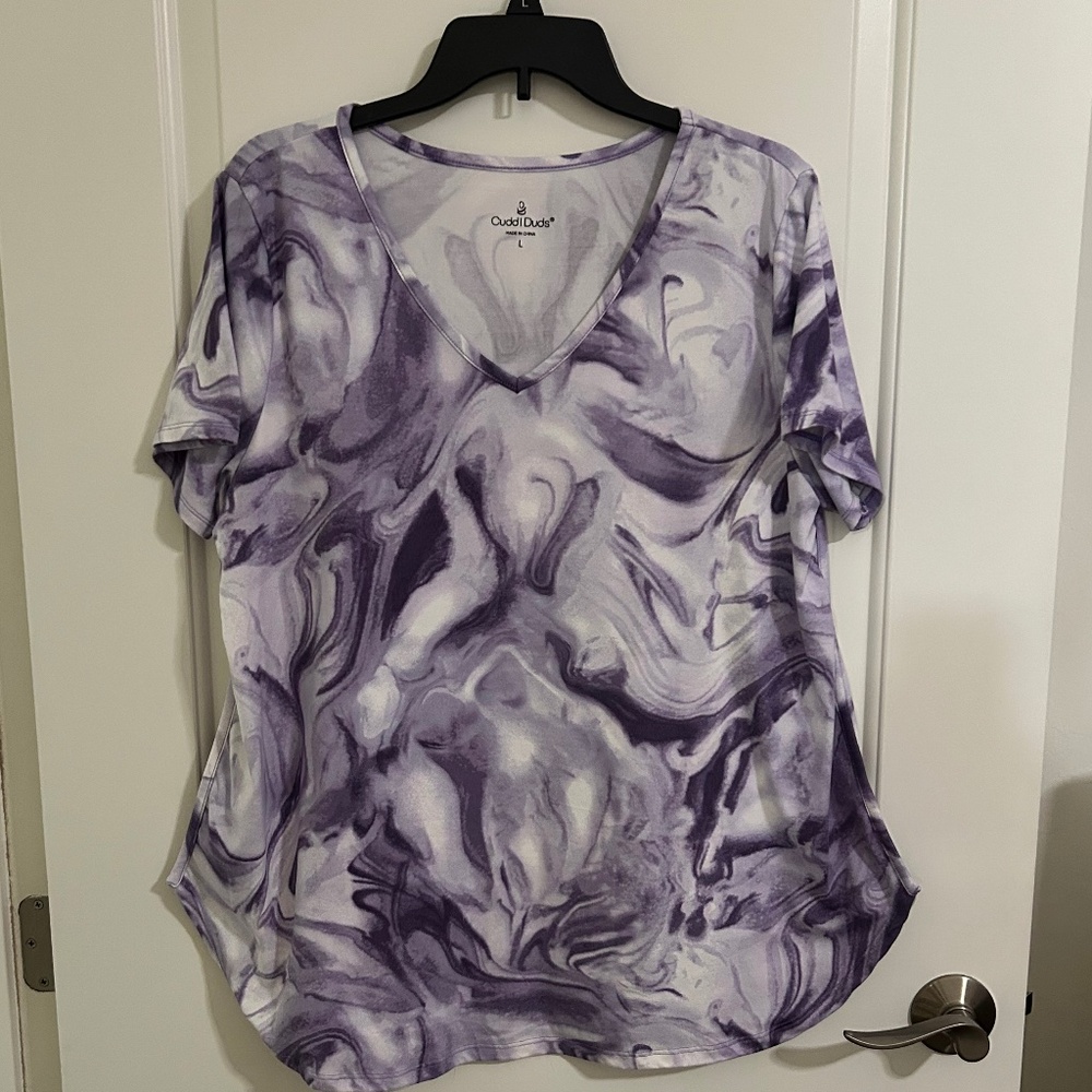 Cuddl Duds V-Neck Tee